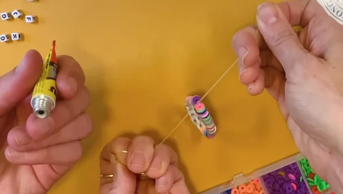 Let the glue dry completely.