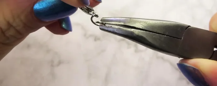 Attach jump rings and clasp to complete the bracelet or necklace.