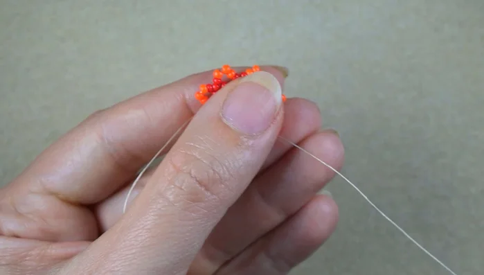 Repeat steps 9 and 10 multiple times to complete the row.