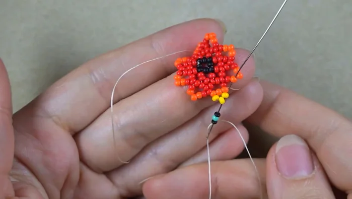 Repeat steps 9 and 10 multiple times to complete the row.