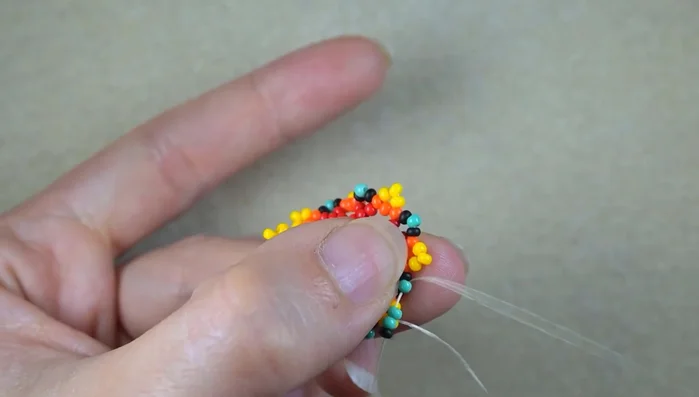 Repeat step 13 until the end of the row.