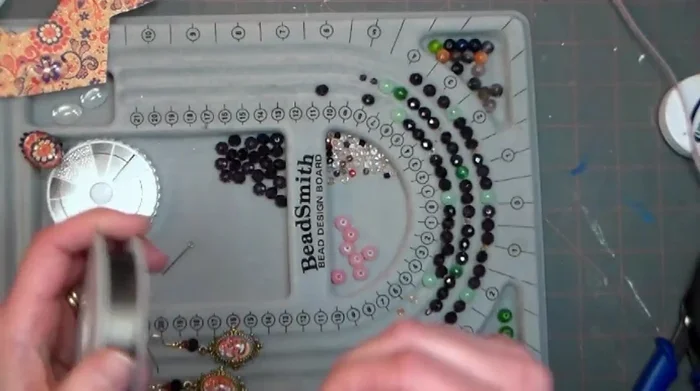 Prepare bracelet wires: Cut three 10-inch lengths of stainless steel wire.