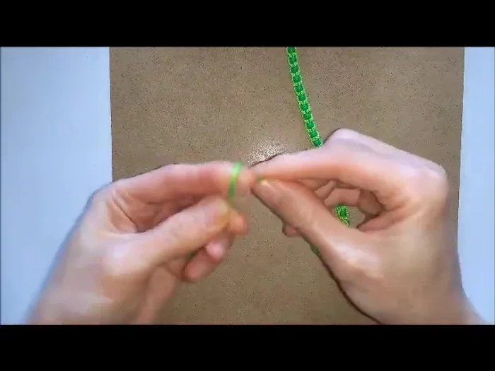 Tie and trim: Trim the tail ends or use two together to make a tie-on fastener. Tie a knot, trim the excess, and seal with a lighter or glue.