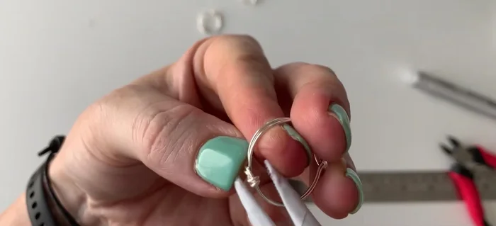 Crimp down the ends, ensuring smoothness.