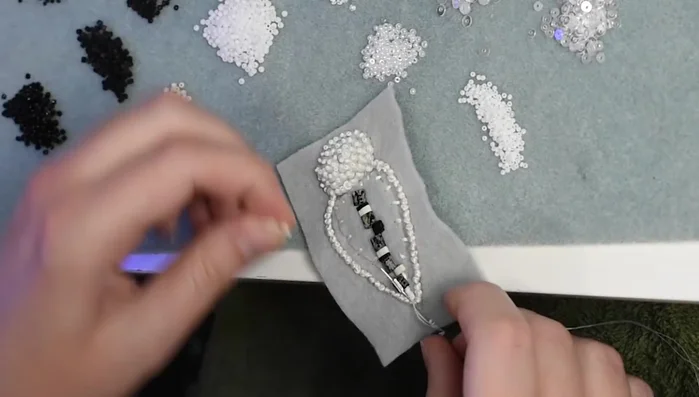 Add small sequins along the edges.