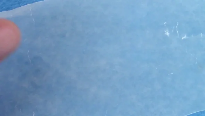 Protect your work surface: Place wax paper down.