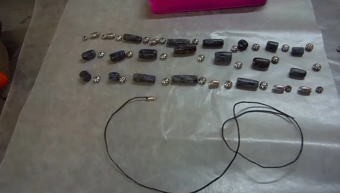 Attach cord ends, crimp beads, and clasp.