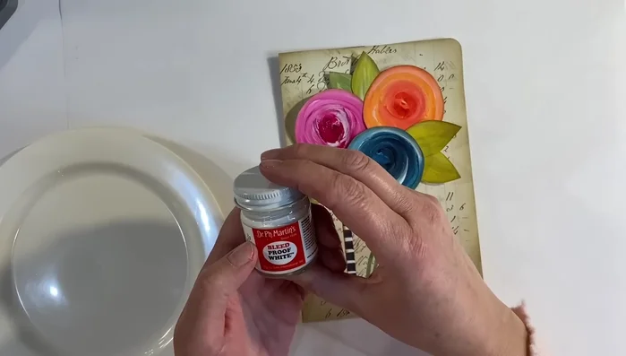 Add a dictionary word bloom as a finishing touch. 