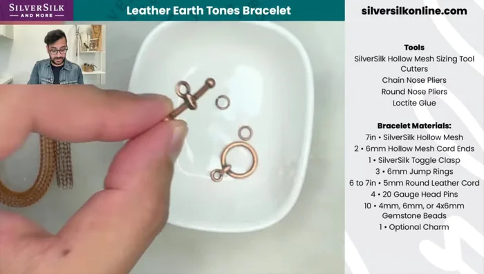 Use the 5mm hollow mesh sizing tool to ensure consistent diameter and remove kinks.