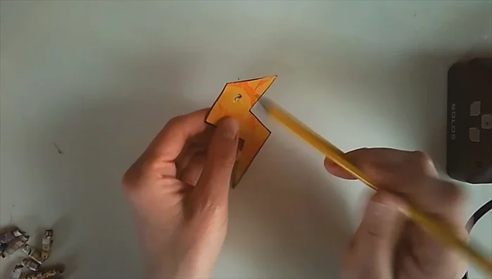 Poke a hole in your power symbol.