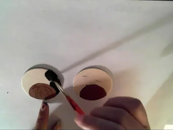 Paint the Afro (purple in this example). Note: A separate tutorial on adding hair texture is promised.