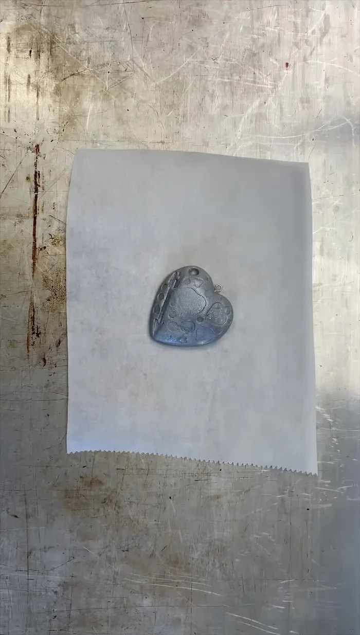 Bake the clay for 15 minutes at 275°F.