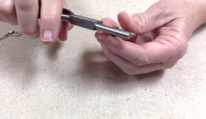 Adjust the bail to ensure the seashell hangs correctly when placed on a chain or earring finding. It should hang straight, not sideways.