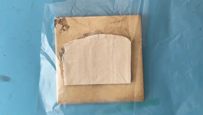 Clean up excess clay around the bird shape.