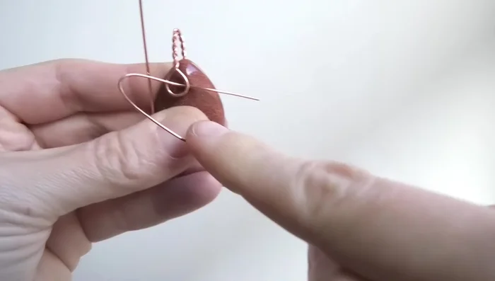 Adjust the bail to ensure it is even and secure.