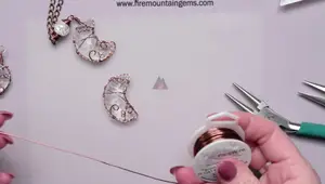 DIY Wrapped Quartz Crystal Moon Pendant: A Step-by-Step Guide