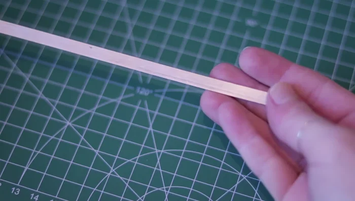 File the cut edges to make them even.