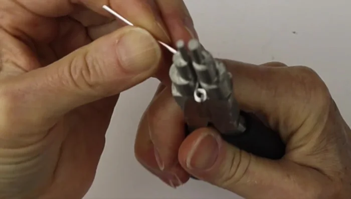 Clip the wires flush.