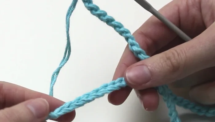 Single crochet 1 into the next 6 chains.