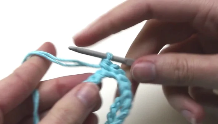 Single crochet 1 into the next 6 chains.