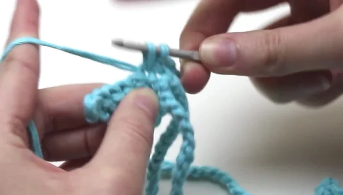 Single crochet 1 into each of the next 6 stitches.