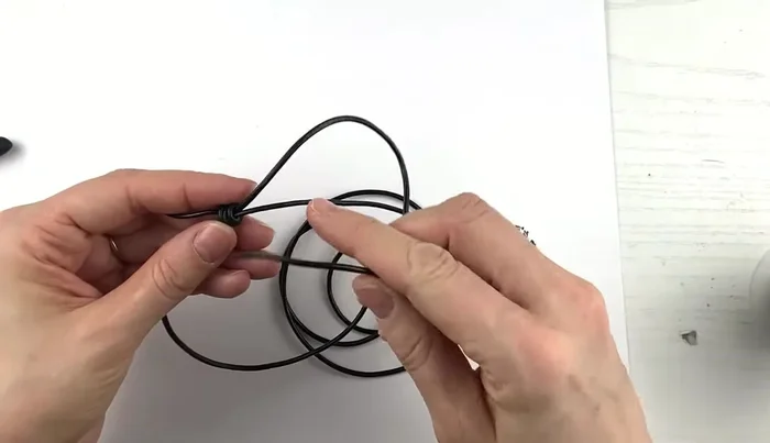 Repeat steps 2-6 on the other end of the cord.