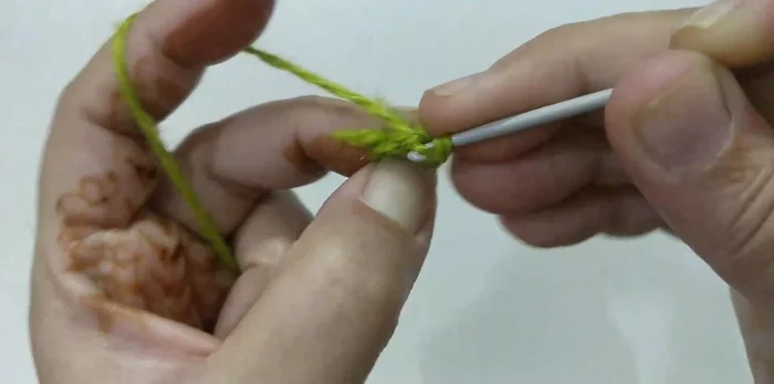 Round 3: Chain 1. 2 single crochet in each stitch around (24 stitches total). Join with a slip stitch.