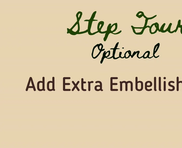 Optional: Add more embellishments if desired.