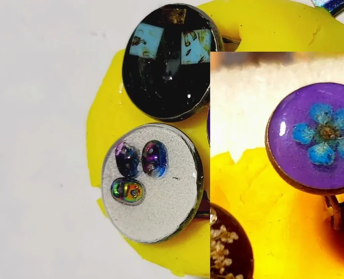 Let the resin cure completely.