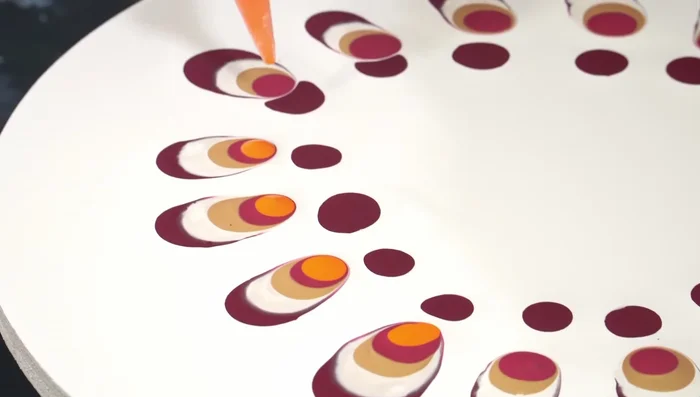 Add puddles of Naples yellow.