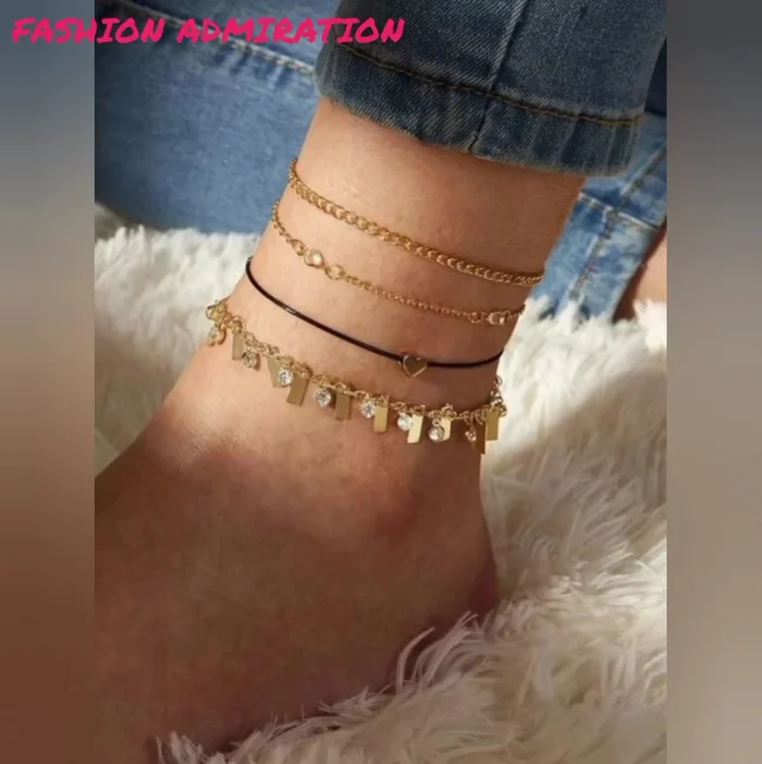 Showcasing chain anklets, noting their versatility and simple designs.