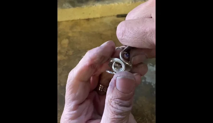 Polish the bezel for a smooth and shiny finish.