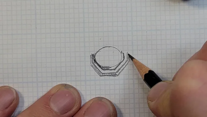 Design a coiled wire along the outer edge of the topaz channel for added dimension and sturdiness.