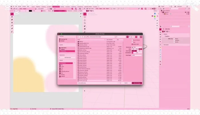 Save the color palette as an image file.