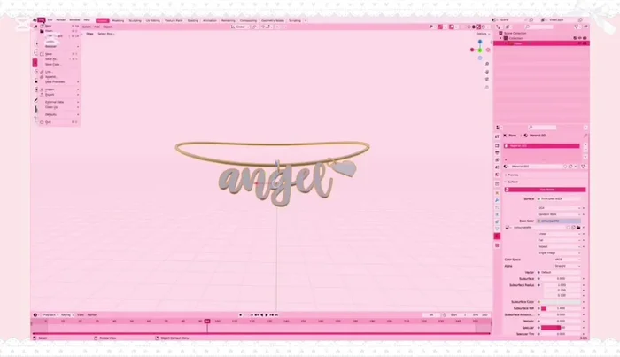 Export the model as a Wavefront OBJ file.