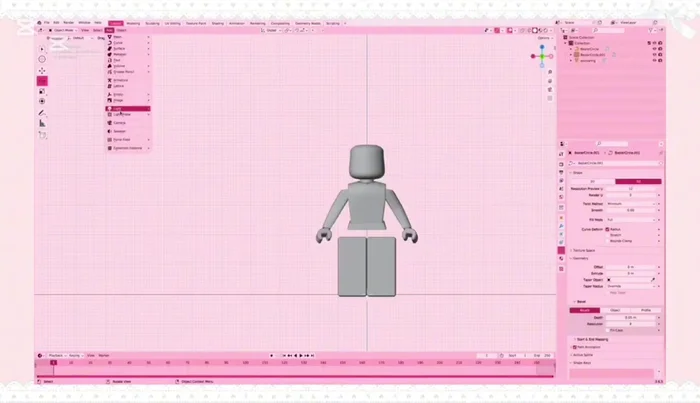 Extrude the text ('E') to give it thickness. Optionally, bevel the edges ('Control+B') for a smoother look.