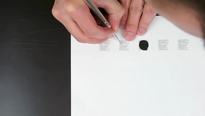 Cut a stem and leaf from another copy of the vows.