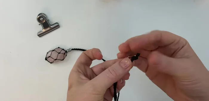 Finish: Trim and secure thread ends with a lighter to prevent fraying.