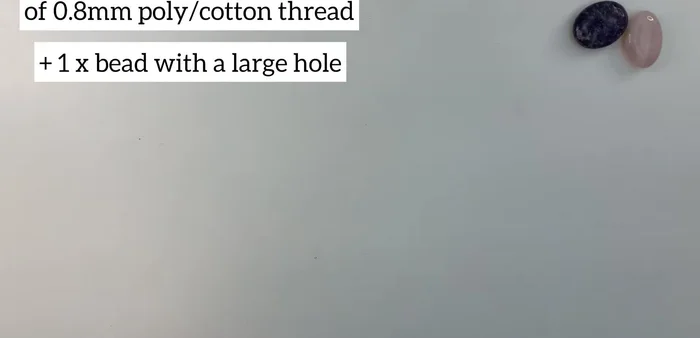 Prepare the threads: Cut four 48-inch lengths of thread and place their ends together. Tie a simple overhand knot in the middle.