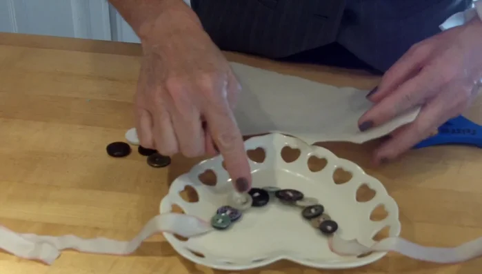 Cut out the 'U' shape, leaving a small margin around the traced line.