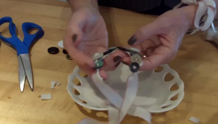 Trim any excess felt.