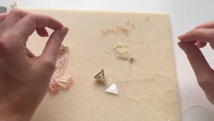 Glue the synthetic leather piece to the back of the felt, ensuring all edges are secured. Trim any excess material.