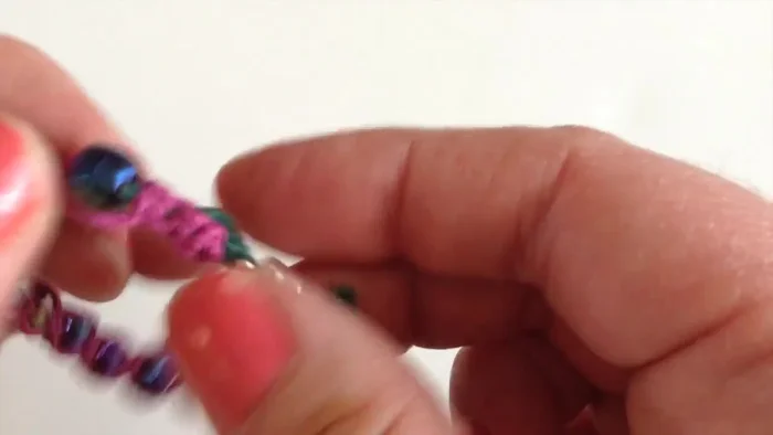 Secure the ends with a magnetic clasp.