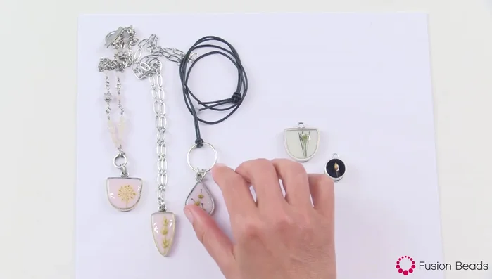 Let the resin cure completely (another 12 hours) before assembling into jewelry.