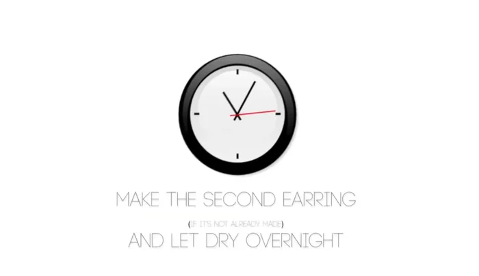 Add a second loop if necessary and let it dry overnight.
