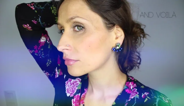 Use a wide pusher to secure the earring backing.