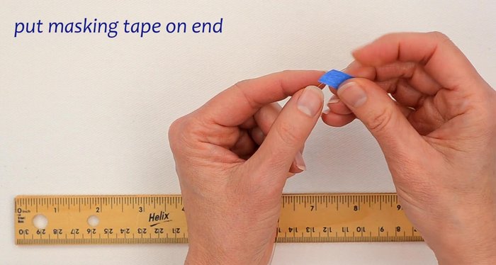 Repeat steps 2 & 3 for the aqua crystal beads and light topaz crystal rondelles strands.