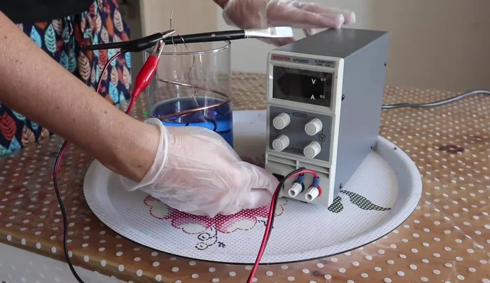 Electroform for 12 hours.