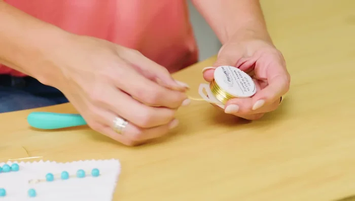 Continue creating connectors until the desired bracelet length is reached.