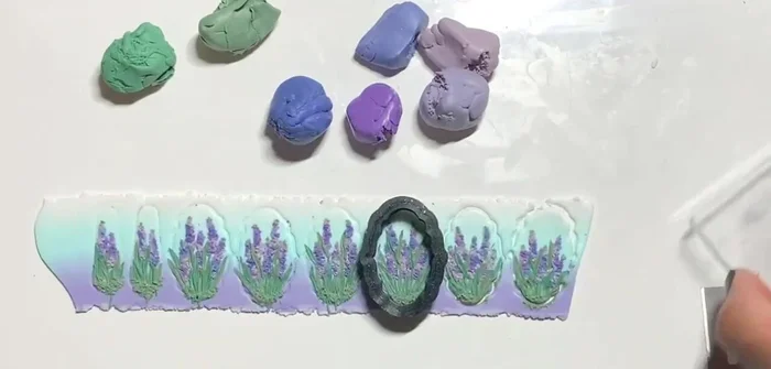 Cut out the shapes using the 3D cutter and fill in any gaps.